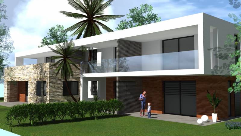 Les romarins: Etude de faisabilité pour un collectif de 7 logements à Saint Raphael